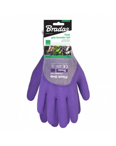 Перчатки защитные FLASH GRIP LAVENDER FULL. размер 6. RWFGLRF6