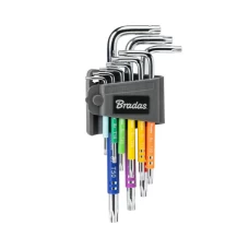 Набор ключей TORX TX 10-50 9 шт. мультиколор/длинные, DIY-HKT62-LO/B