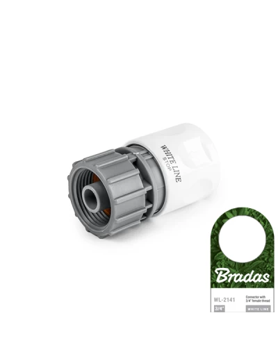 Коннектор STOP с внутренней резьбой 3/4". WHITE LINE. WL-2141