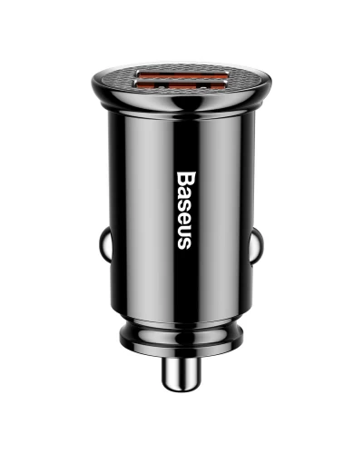 Автомобильное зарядное устройство для Baseus Circular Plastic А+А 30W Black (CCALL-YD01)