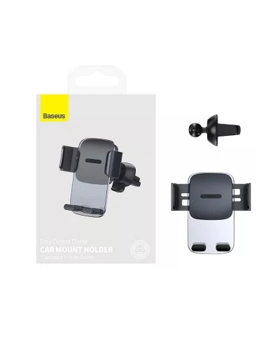 Держатель для мобильного Baseus Easy Control Clamp Car Mount Holder (Air Outlet Version) Black (SUYK000101)