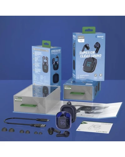 Наушники ACEFAST T6 True беспроводной стерео headset Sapphire Blue (AFT6SB)