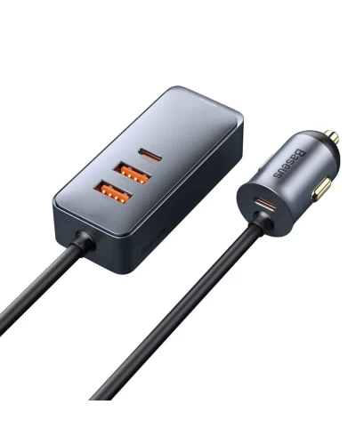 ОЗУ Baseus Share Together PPS Multi-port Fast charging with extension cord 120W 2U+2C Gray (CCBT-A0G)