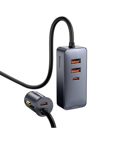 ОЗУ Baseus Share Together PPS Multi-port Fast charging with extension cord 120W 2U+2C Gray (CCBT-A0G)