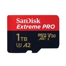 microSDXC (UHS-1 U3) SanDisk Extreme Pro A2 1TB Class 10 V30 (R200MB/s, W140MB/s) (adapter) (SDSQXCD-1T00-GN6MA)
