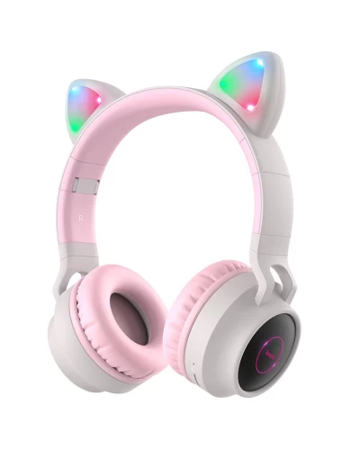 Наушники HOCO W27 Cat ear wireless headphones Grey (6931474718457)
