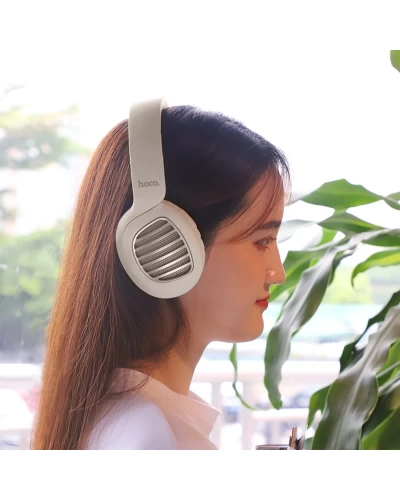 Наушники HOCO W23 Brilliant sound wireless headphones White (6931474709615)