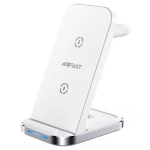 Беспроводное зарядное устройство для ACEFAST E15 Desktop 3-in-1 Wireless Charging Stand White (AFE15W)