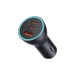 ОЗУ Baseus Golden Contactor Pro Triple Fast Charger Car Charger 65W U+C+C Dark Gray (CGJP010013)