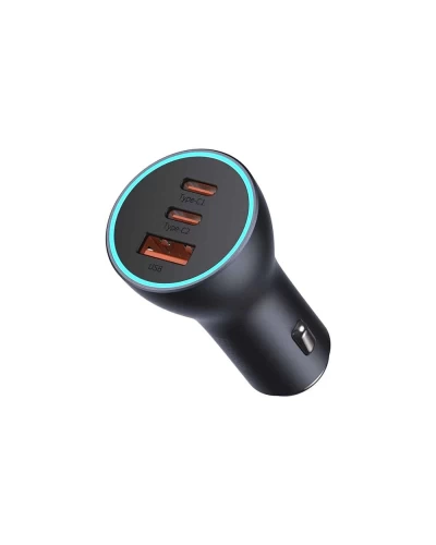 ОЗУ Baseus Golden Contactor Pro Triple Fast Charger Car Charger 65W U+C+C Dark Gray (CGJP010013)