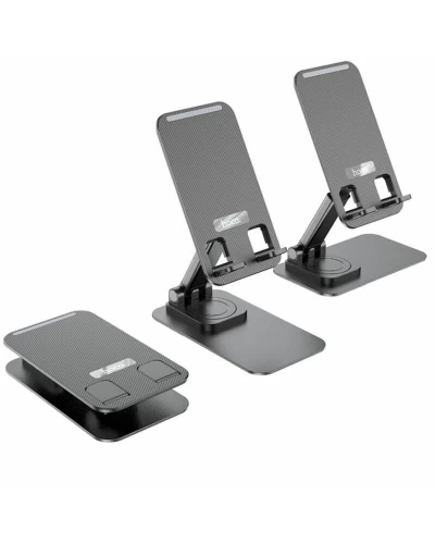 Держатель для мобильного HOCO PH50 Ivey folding rotatable desktop holder Black (6931474782861)