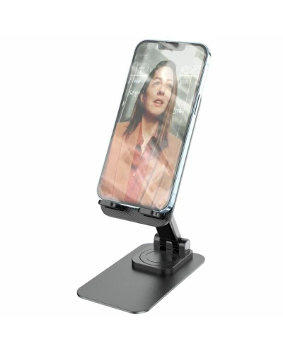 Держатель для мобильного HOCO PH50 Ivey folding rotatable desktop holder Black (6931474782861)