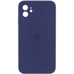 Чохол для смартфона Silicone Full Case AA Camera Protect for Apple iPhone 12 7,Dark Blue (FullAAi12-7)