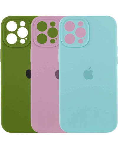 Чохол для смартфона Silicone Full Case AA Camera Protect for Apple iPhone 12 Pro 53,Sierra Blue (FullAAi12P-53)