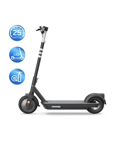 Электросамокат OKAI ES30-NEON PRO Black 10", 350(700)W, 14,7Ah, 80km, 25km\h, 25%, NFC, App, 21kg (ES30-B)