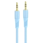 Аудиокабель HOCO UPA25 Transparent Discovery Edition AUX audio cable Blue (6931474791146)