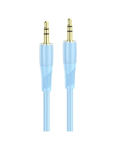 Аудиокабель HOCO UPA25 Transparent Discovery Edition AUX audio cable Blue (6931474791146)