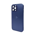 Чехол для смартфона AG Glass Matt Frame Цвет для Apple iPhone 13 Pro Max Navy Blue (AGMattFrameiP13PMBlue)