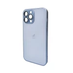 Чехол для смартфона AG Glass Matt Frame Цвет для Apple iPhone 13 Pro Max Sierra Blue (AGMattFrameiP13PMLBlue)