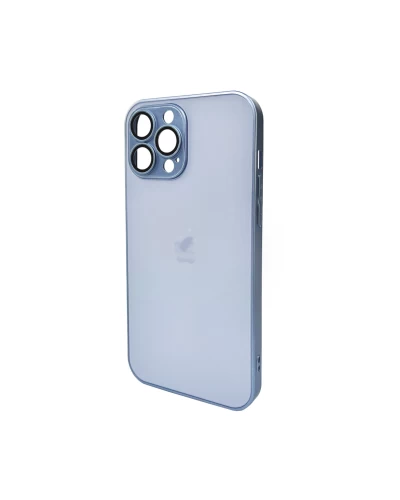 Чехол для смартфона AG Glass Matt Frame Цвет для Apple iPhone 13 Pro Max Sierra Blue (AGMattFrameiP13PMLBlue)