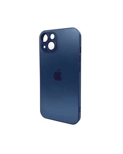 Чехол для смартфона AG Glass Matt Frame Цвет для Apple iPhone 14 Navy Blue (AGMattFrameiP14Blue)