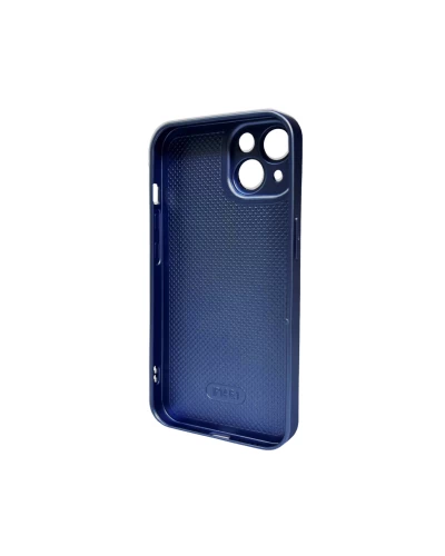 Чехол для смартфона AG Glass Matt Frame Цвет для Apple iPhone 14 Navy Blue (AGMattFrameiP14Blue)