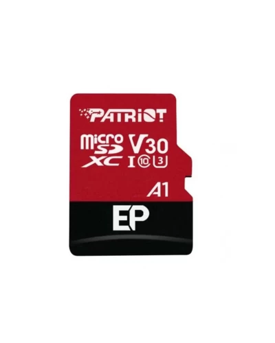 microSDXC (UHS-1 U3) Patriot EP Series 1Тb класс 10 V30 (R-100MB/s, W-80MB/s) (adapter SD) (PEF1TBEP31MCX)