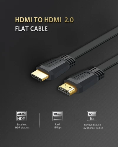 Кабель UGREEN ED015 HDMI Flat Cable 1.5m (UGR-50819) (UGR-50819)