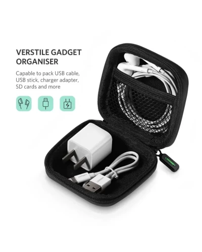 Чехол для наушников UGREEN LP128 Headset Storage Bag (Black) (UGR-40816) (UGR-40816)