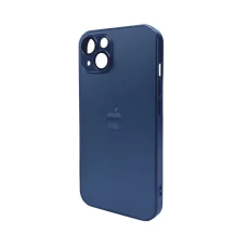 Чехол для смартфона AG Glass Matt Frame Цвет для Apple iPhone 12 Navy Blue (AGMattFrameiP12Blue)