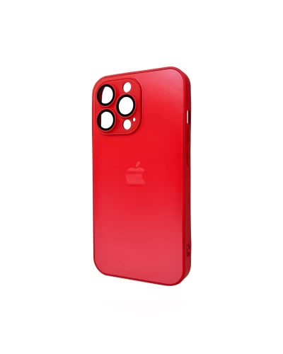 Чохол для смартфона AG Glass Matt Frame Color Logo for Apple iPhone 12 Pro Coke Red (AGMattFrameiP12PRed)