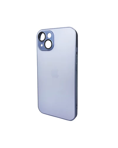 Чохол для смартфона AG Glass Matt Frame Color Logo for Apple iPhone 15 Sierra Blue (AGMattFrameiP15LBlue)