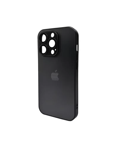 Чехол для смартфона AG Glass Matt Frame Цвет для Apple iPhone 15 Pro Graphite Black (AGMattFrameiP15PBlack)