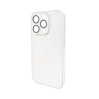 Чехол для смартфона AG Glass Matt Frame Цвет для Apple iPhone 15 Pro Pearly White (AGMattFrameiP15PWhite)