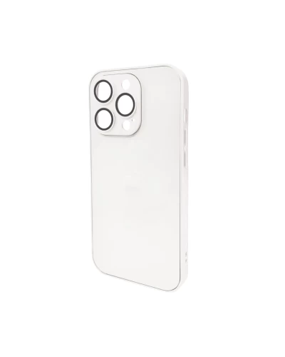 Чохол для смартфона AG Glass Matt Frame Color Logo for Apple iPhone 15 Pro Pearly White (AGMattFrameiP15PWhite)