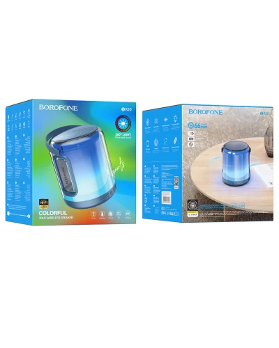 Портативная колонка BOROFONE BR30 Auspicious colorful sports BT speaker Navy Blue (BR30NU)