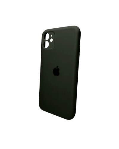 Чехол для смартфона Silicone Full Case AA Camera Protect для iPhone 11 Pro круглый 40,Atrovirens (FullAAKPi11P-40)