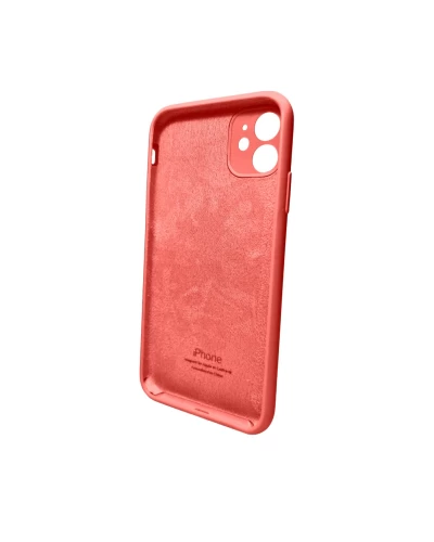 Чехол для смартфона Silicone Full Case AA Camera Protect для Apple iPhone 11 круглый 18,Peach (FullAAKPi11-18)