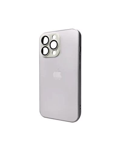 Чохол для смартфона AG Glass Matt Frame Color Logo for Apple iPhone 13 Pro Titanium Grey (AGMattFrameiP13PGrey)