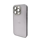 Чехол для смартфона AG Glass Matt Frame Цвет для Apple iPhone 14 Pro Titanium Grey (AGMattFrameiP14PGrey)
