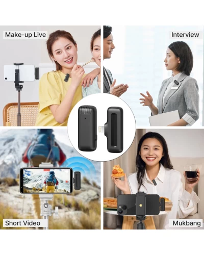 Беспроводная микрофонная система Ulanzi Vijim J11 Wireless Lavalier Microphone System (UV-3133 J11) (UV-3133)