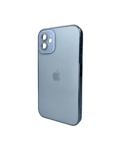Чехол для смартфона AG Glass Sapphire Frame MagSafe Logo iPhone 12 Sierra Blue (AGSappiFRP12Sierra)