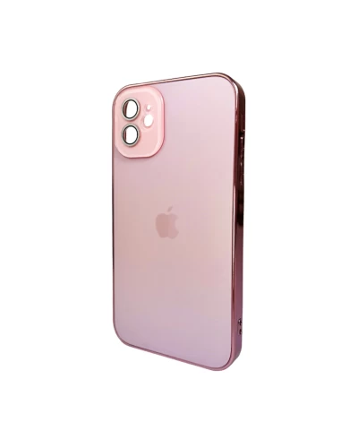 Чохол для смартфона AG Glass Sapphire Frame MagSafe Logo for Apple iPhone 12 Pink (AGSappiFRP12Pink)