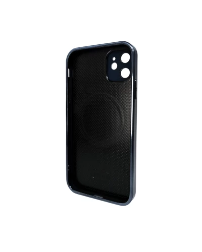 Чехол для смартфона AG Glass Sapphire Frame MagSafe Logo Apple iPhone 12 Sea Blue (AGSappiFRP12Blue)