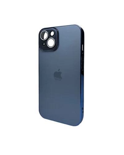 Чохол для смартфона AG Glass Sapphire Frame MagSafe Logo for Apple iPhone 15 Sea Blue (AGSappiFRP15Blue)