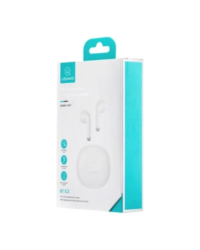 Наушники Usams US-YO17 TWS Earbuds --Rhymbo Series BT5.3 Beige (BHUYO02)