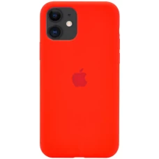 Чехол для смартфона Silicone Full Case AA Open Cam для Apple iPhone 11 круглый 11, Red (FullOpeAAKPi11-11)