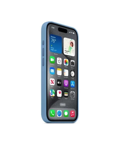 Чехол для смартфона Silicone Full Case AAA MagSafe IC для iPhone 15 Pro Max Blue (Orig15PMBlue)