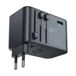 УЗП ACEFAST Z1 PD75W GaN (3*USB-C+2*USB-A) multifunctional charging adapter Black (AFZ1)