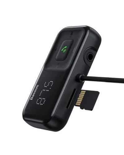 ОЗУ с FM-модулятором Baseus T Shaped S-16 Car Bluetooth MP3 Player Black (CCMT000201)